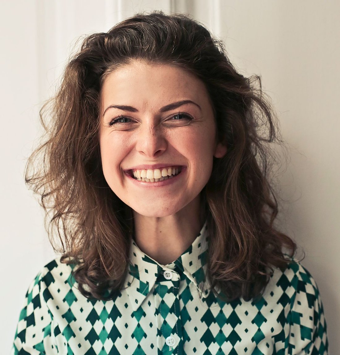 A patient with a bright, confident smile